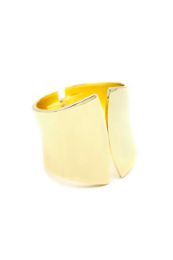 Kelepçe Bilezik - Altın