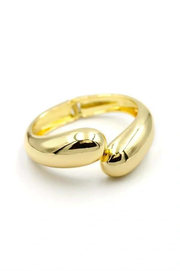 Kelepçe Bilezik - Altın