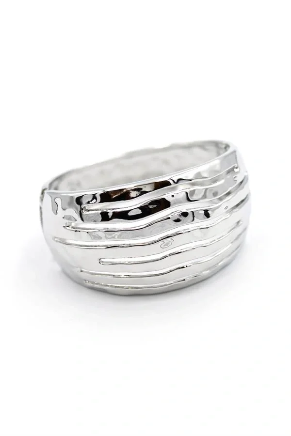 Kelepçe Bilezik - Gümüş