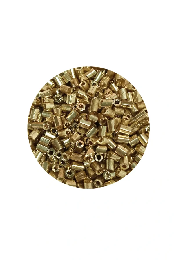 Kesme Cam Boncuk 2mm - 20 Gram - Gold -BNC308