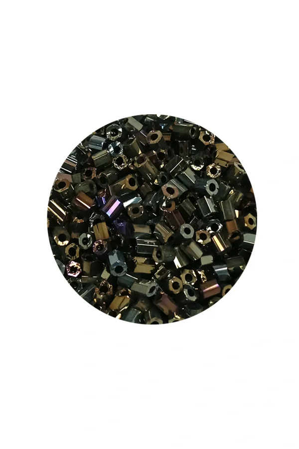 Kesme Cam Boncuk 2mm - 60 Gram - Asker Yeşili - BNC388