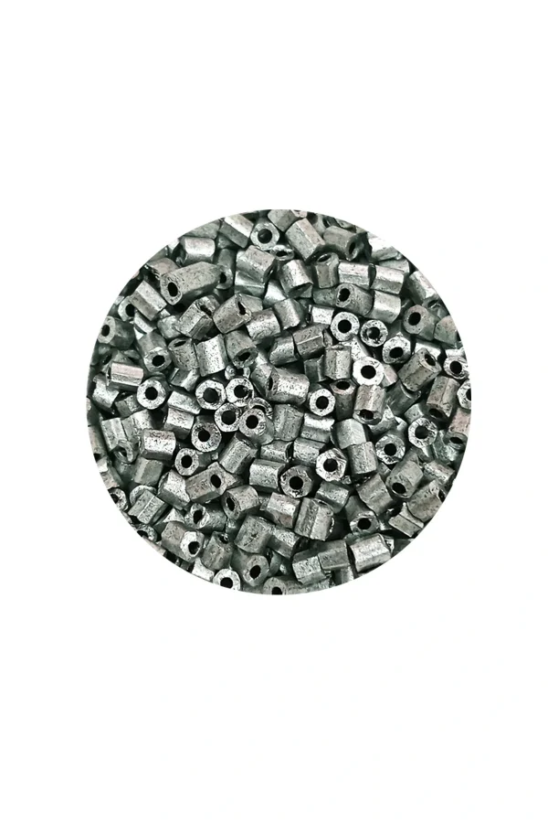 Kesme Cam Boncuk 2mm - 60 Gram - Mat Gümüş - BNC381