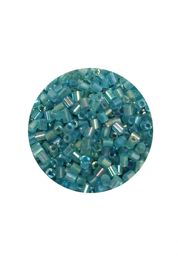 Kesme Cam Boncuk 2mm - 60 Gram - Şeffaf Çam Yeşili - BNC380