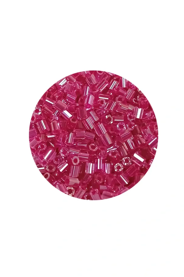 Kesme Cam Boncuk 2mm - 60 Gram - Şeffaf Pembe - BNC382