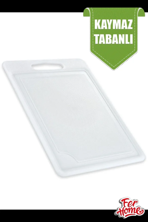 Kesme Tahtası Plastik Büyük Kesme Sunum Tahtası Kesim Panosu 225x325 Mm Royaleks-FR-108