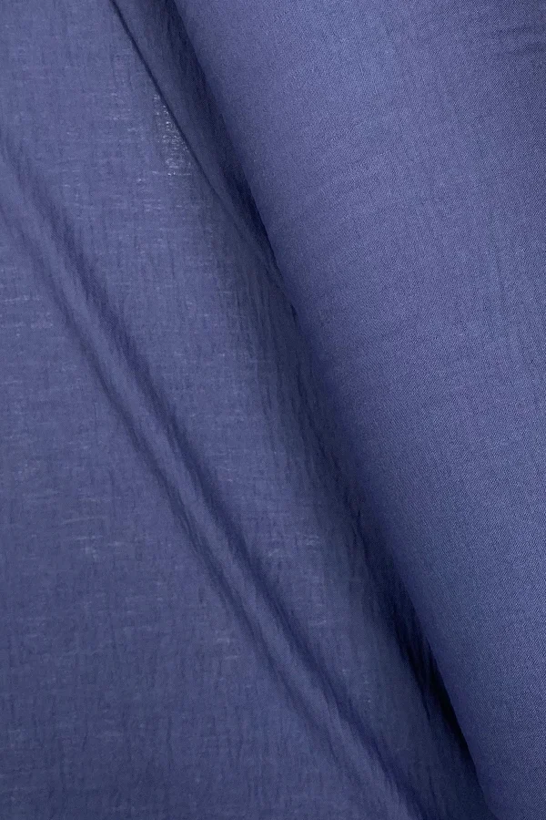 Keten Kumaş - Organik Kumaş - Perde Kumaşı - Ince Keten - Kıyafet Için Kumaş Örtü Lacivert 26