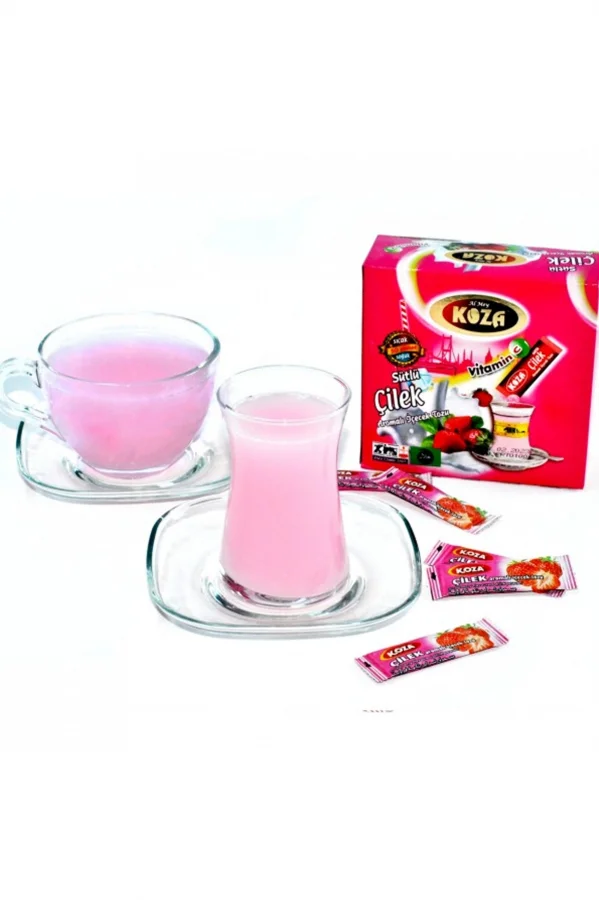 Koza Tek İçimlik Çilek Aromalı Toz İçecek 50li