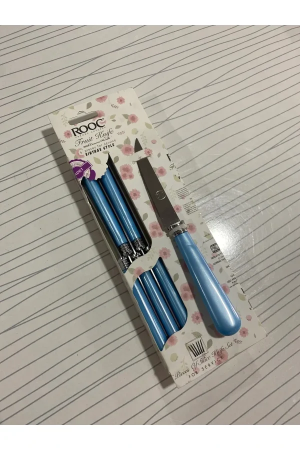 Lüx Meyve, Kahvaltı ve Tatlı Bıçak Seti 6lı