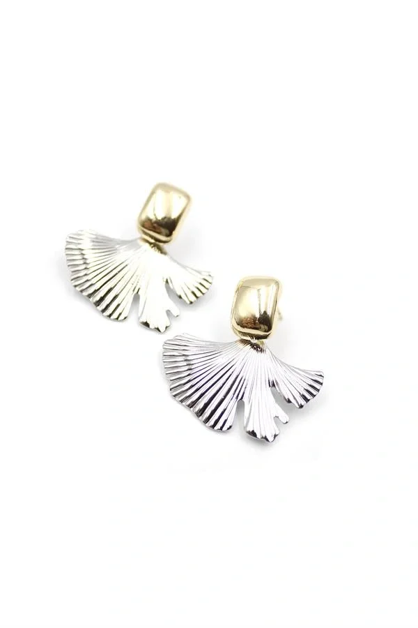 Mantar Küpe - Gümüş