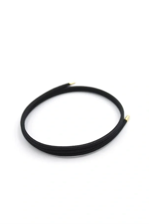 Mıknatıslı İp Bileklik - Siyah