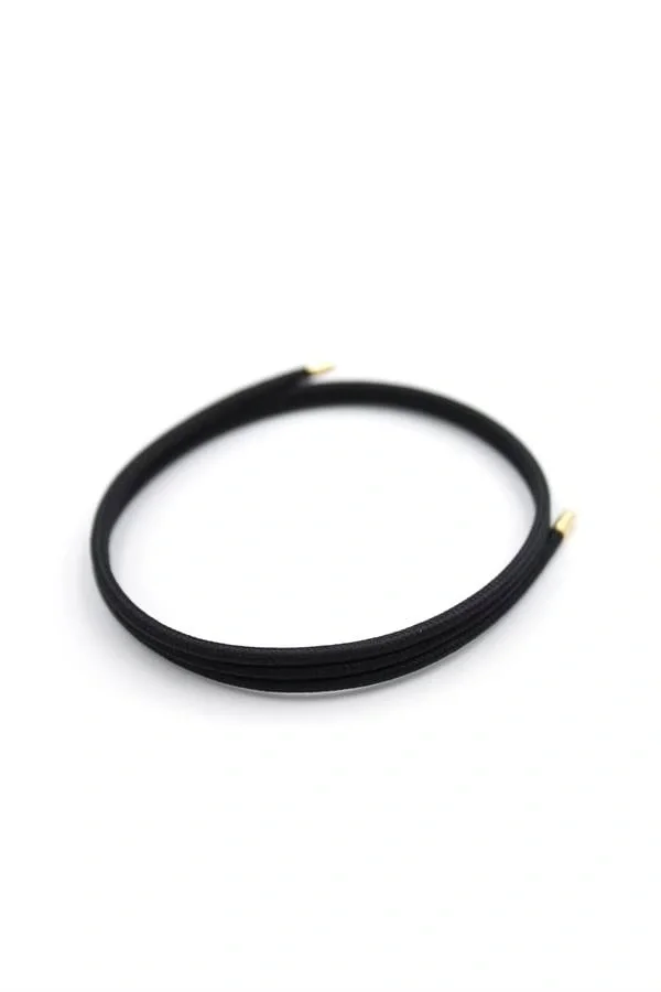 Mıknatıslı İp Bileklik - Siyah