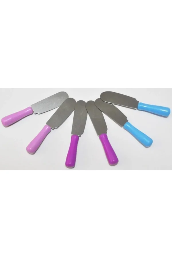 Mini 6lı Tereyağı Bıçağı Renkli Royaleks-BH-1254