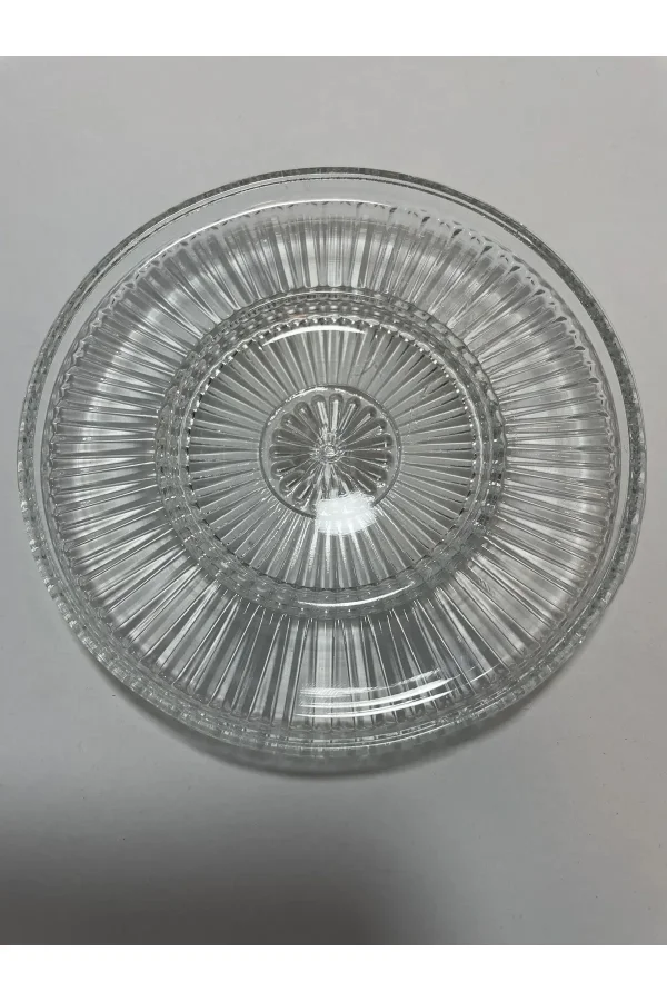 Müge 6lı Cam Çay Tabağı Çay Tabak Altlığı Royaleks-TG-2023