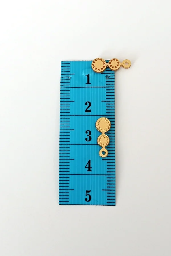 Oya Abiye Bileklik Kolye Pleksi Metalik Plastik Pul Altın Renk 24 gram 300 adet - BNC558