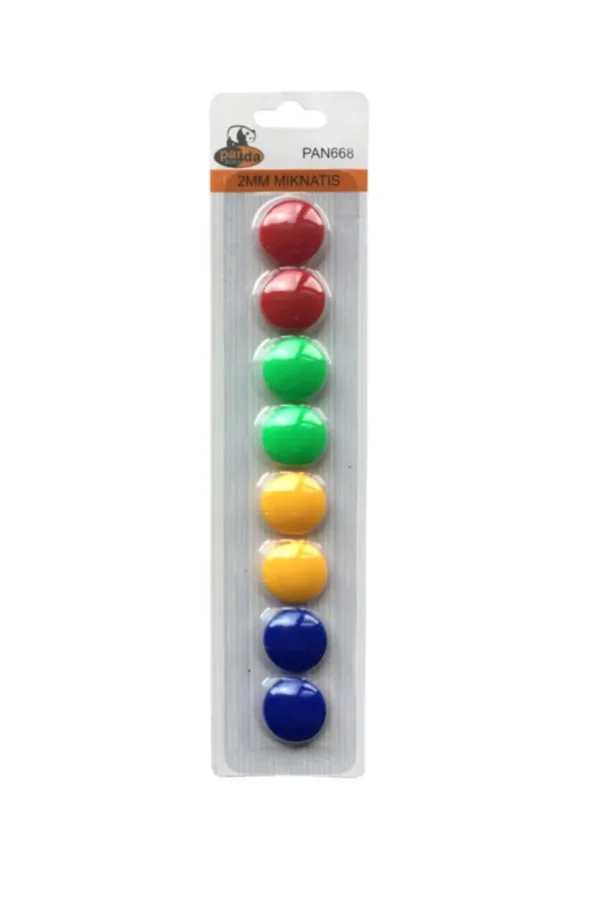 Panda Renkli Mıknatıs Küçük 8li Pan 668