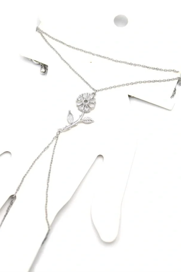 Papatya Şahmeran Bileklik - Gümüş