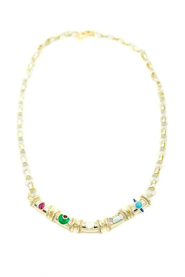 Simge Zincir Kolye - Altın