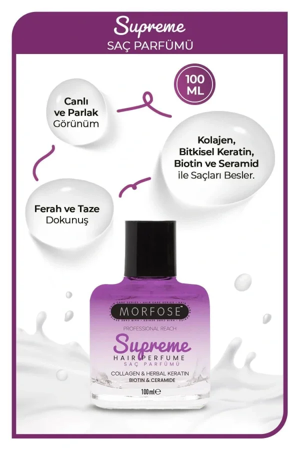 Supreme Saç Parfümü 100 ML - Mat ve Kuru Saçlar İçin - mrfs