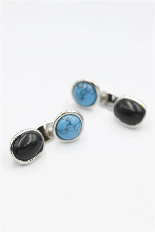 Taşlı Küpe - Gümüş