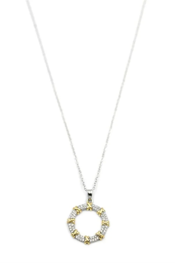 XOX Halka Kolye - Altın