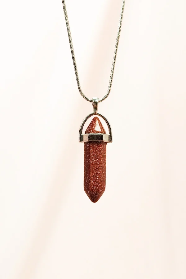 Yıldız Taşı Doğal Taşı Zincirli El Yapımı Tasarımlı Kolye Uç: 3,5 cm Zincir: 20 cm Kutulu