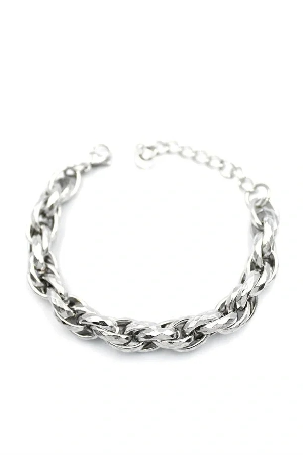 Zincir Bileklik - Gümüş