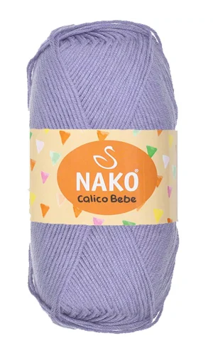 1 Adet Calico Bebe Pamuklu Bebek Ve Battaniye Örgü Ipi 13284