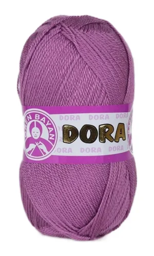 1 Adet Dora El Örgü İpi Yünü 100 gr 050 Eflatun