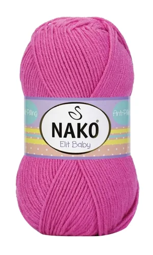 1 Adet Elite Baby El Örgü İpi Tüylenmeyen Bebek Yünü Çöl Gülü 5278