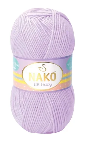 1 Adet Elite Baby El Örgü İpi Tüylenmeyen Bebek Yünü Mine Çiçeği 5090