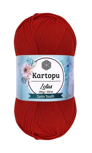 1 Adet Lotus Bikini Büstiyer Bluz Örgü İpi  K101 Nar Çiçeği