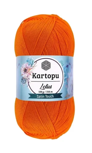 1 Adet Lotus Bikini Büstiyer Bluz Örgü İpi  K273 Turuncu