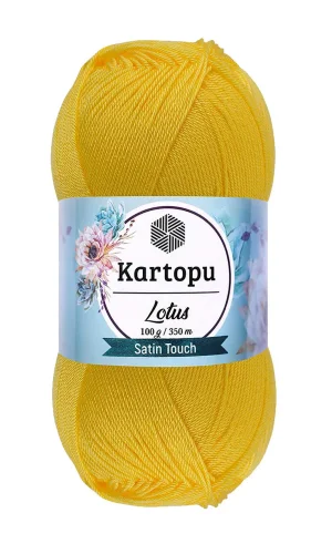 1 Adet Lotus Bikini Büstiyer Bluz Örgü İpi  K323 Civciv Sarı