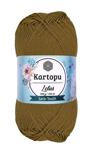 1 Adet Lotus Bikini Büstiyer Bluz Örgü İpi  K484 Yağ Yeşili