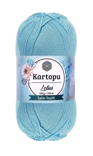 1 Adet Lotus Bikini Büstiyer Bluz Örgü İpi  K537 Bebe Mavi