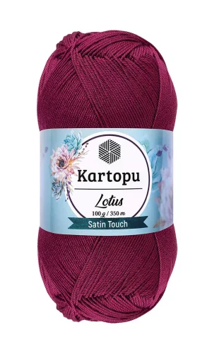 1 Adet Lotus Bikini Büstiyer Bluz Örgü İpi  K747 Mürdüm