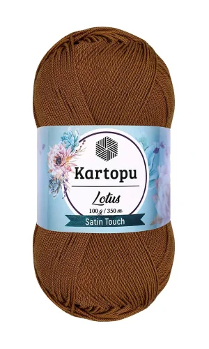 1 Adet Lotus Bikini Büstiyer Bluz Örgü İpi  K840 Koyu Hardal