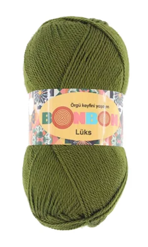 1 Adet Lüks Patik İpi Yünü Haki 98686