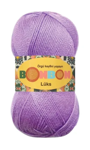 1 Adet Lüks Patik İpi Yünü Lila 98275