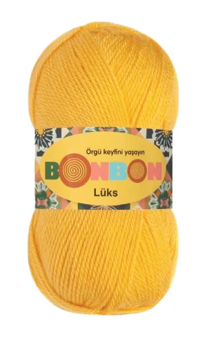 1 Adet Lüks Patik İpi Yünü Sarı 98289