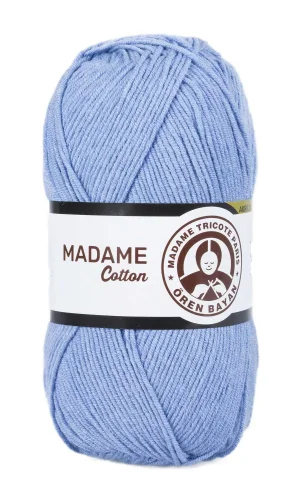 1 Adet Madame Cotton El Örgü İpi Yünü 100 gr 013 Koyu Mavi