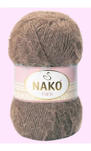 1 Adet Paris El Örgü ipi Yünü Boz Kahve 3890