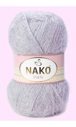 1 Adet Paris El Örgü ipi Yünü Pembeli Gri 3079