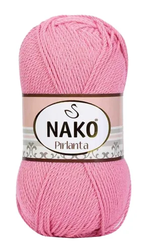 1 Adet Pırlanta Amigurumi El Örgü İpi Yünü Pembe 6740