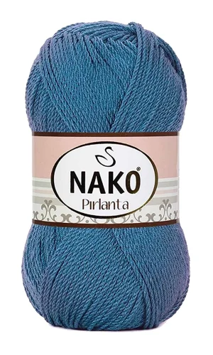 1 Adet Pırlanta Amigurumi El Örgü İpi Yünü Turkuaz 3409