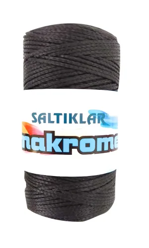 1 Adet Polyester Makrome İpi SYH Siyah 100 gr
