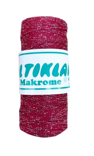 1 Adet Polyester Simli Makrome İpi SG-1845