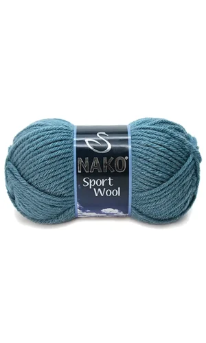 1 Adet Sport Wool Atkı Bere Ceket Yelek Örgü İpi Yünü No: 185 Fırtına