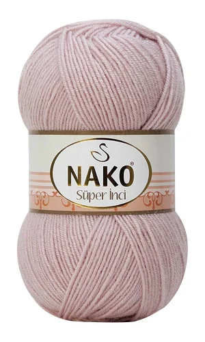 1 Adet Süper İnci El Örgü İpi 100 gr Gül Goncası 318