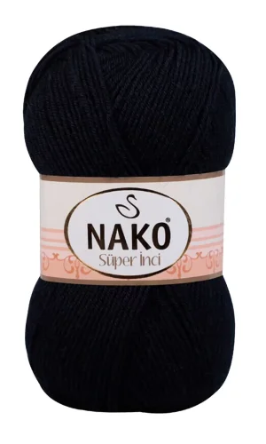 1 Adet Süper İnci El Örgü İpi 100 gr Lacivert 3088